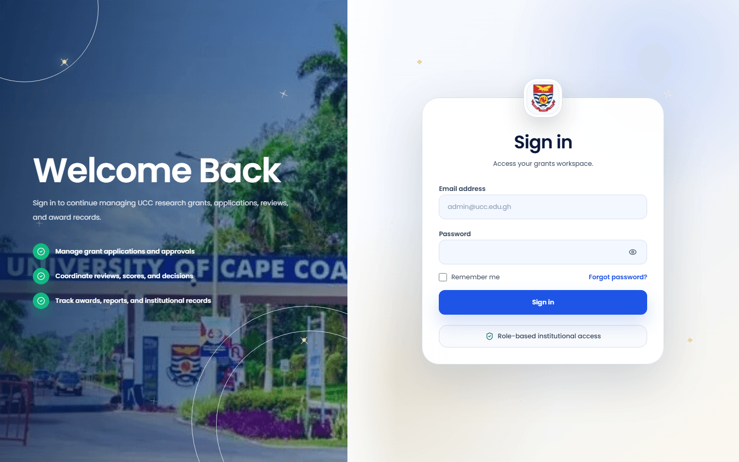 IGMS — Sign-in experience